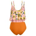 thumbnail image 1 of VerPetridure Womens Tankini Swimsuits Ruffled Tank Top Tummy Control Bikini Sets High Waisted Two Piece Bathing Suits,Women Summer Floral Print Crew Neck Swimwear Summer Beach Essentials, 1 of 4