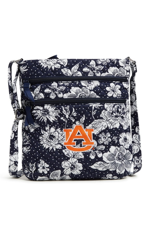 Auburn Tigers Rain Garden Triple-Zip Hipster Crossbody Bag