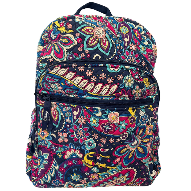 Vera Bradley Campus Backpack in Sensational Six Paisley Disney 