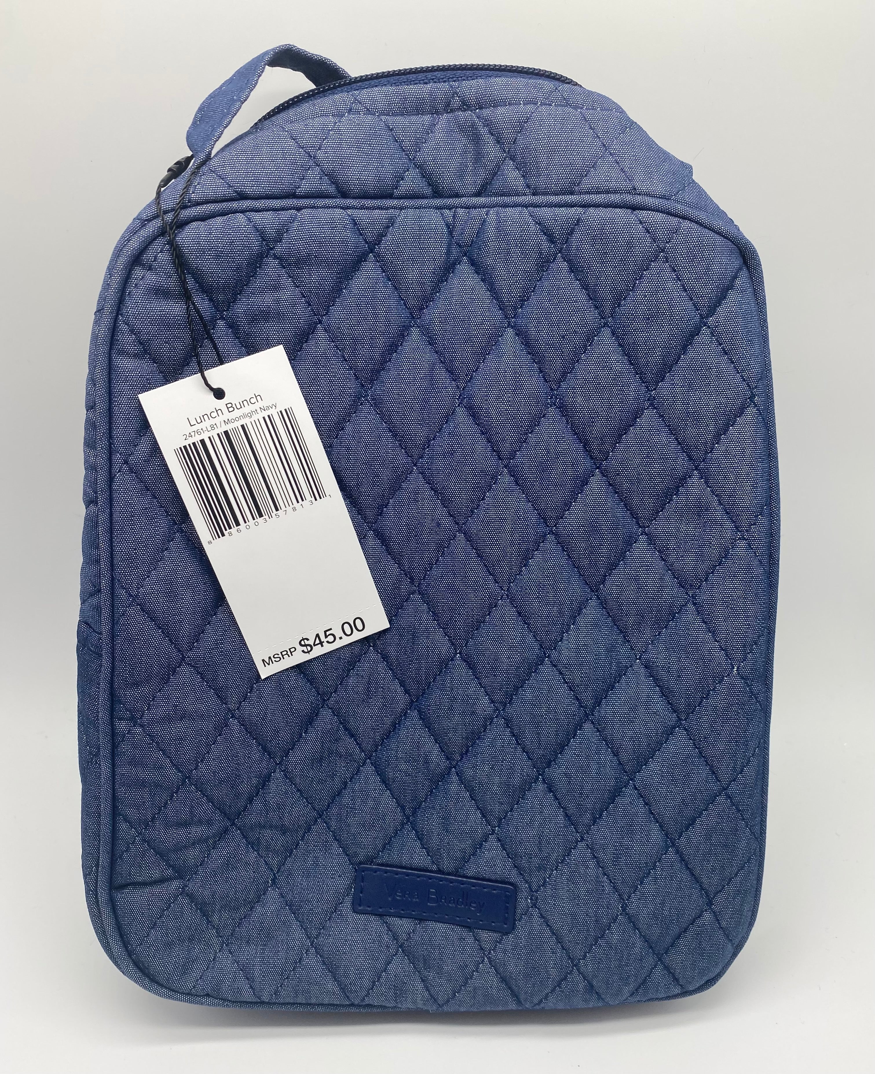 Vera Bradley Denim Lunch Bunch Moonlight Navy New with Tag