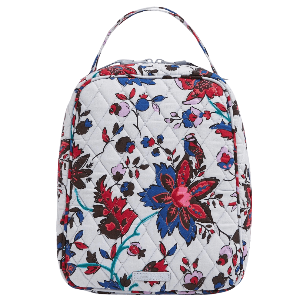 Vera Bradley Lunch Bunch Bag Vineyard Floral Cotton Lightweight