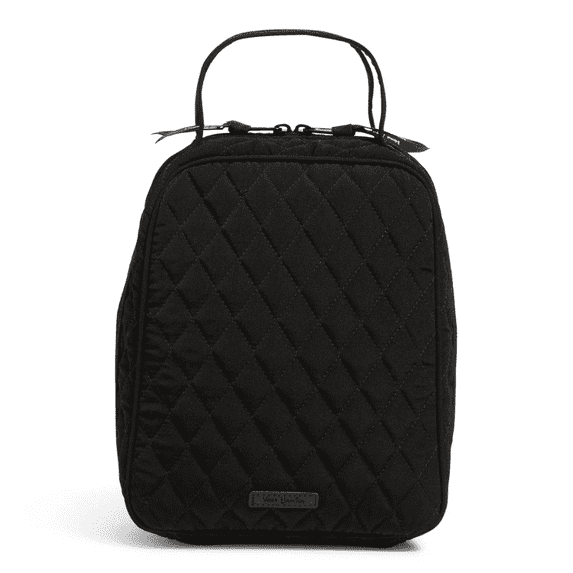 Vera Bradley Adult Microfiber Lunch Bunch Classic Handbag, Black, 1