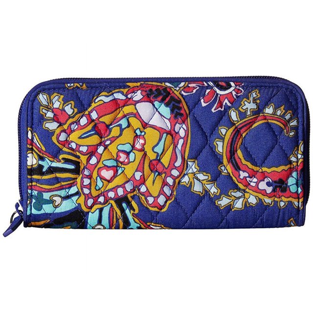 Vera Bradley RFID Wallet Bright Blue