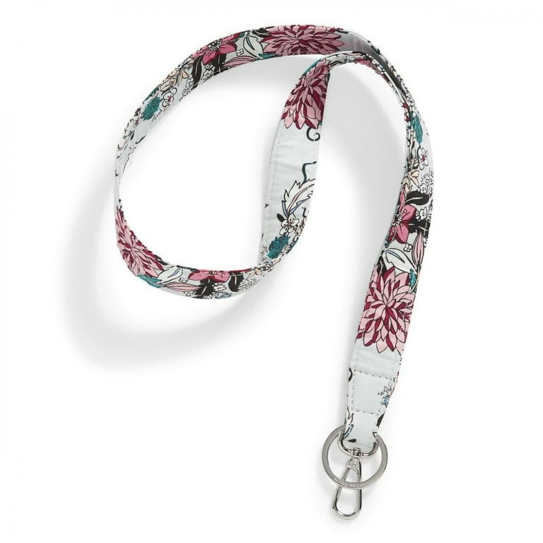 Vera Bradley Wide Lanyard Herbology Harry Potter with Silver Key Ring Clasp