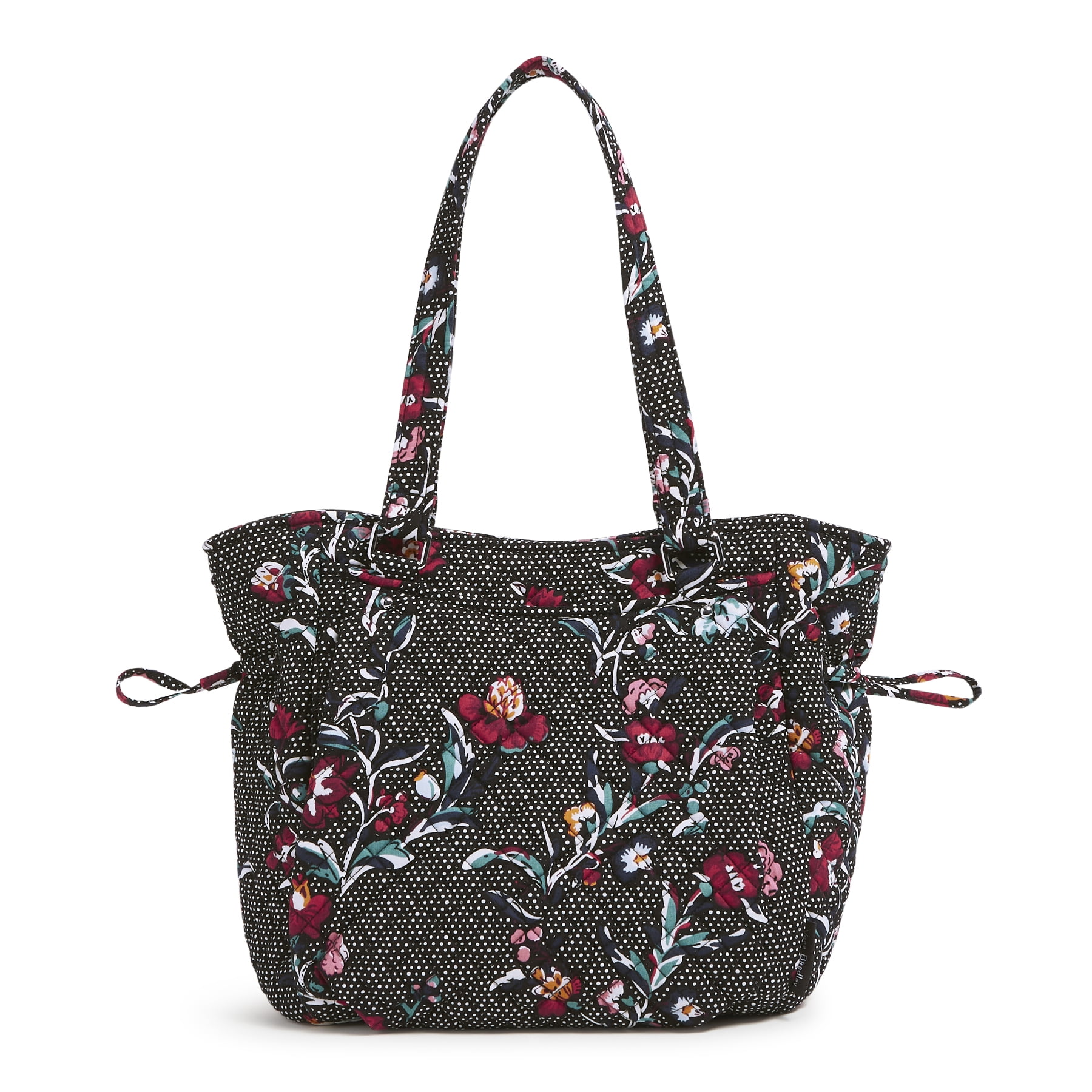 Vera Bradley Women s Cotton Glenna Satchel Fresh Cut Floral Green Walmart