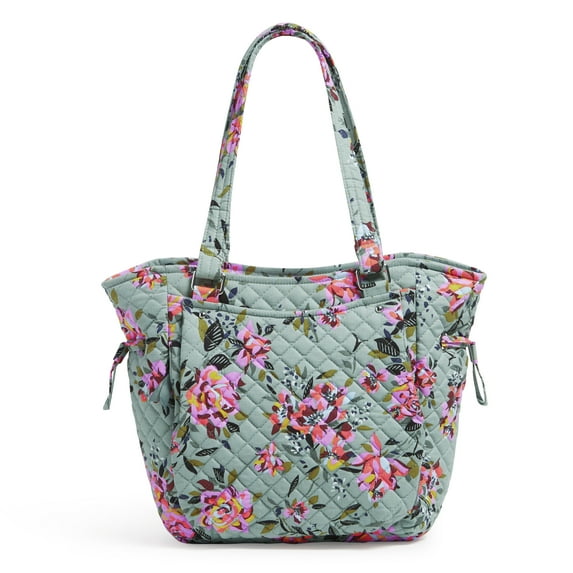 Vera Bradley Women's Cotton Glenna Satchel Rosy Outlook