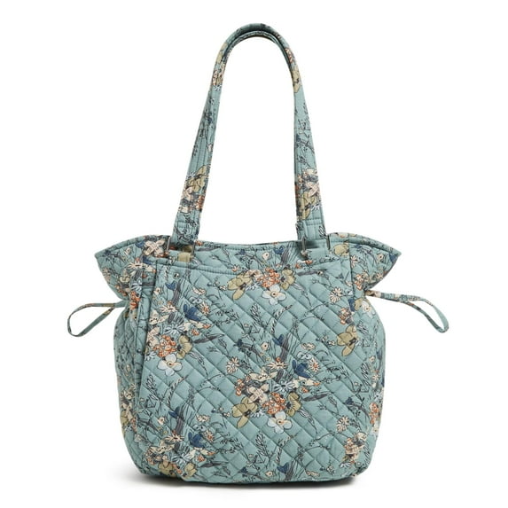 Vera Bradley Women's Cotton Glenna Satchel Sunlit Garden Sage