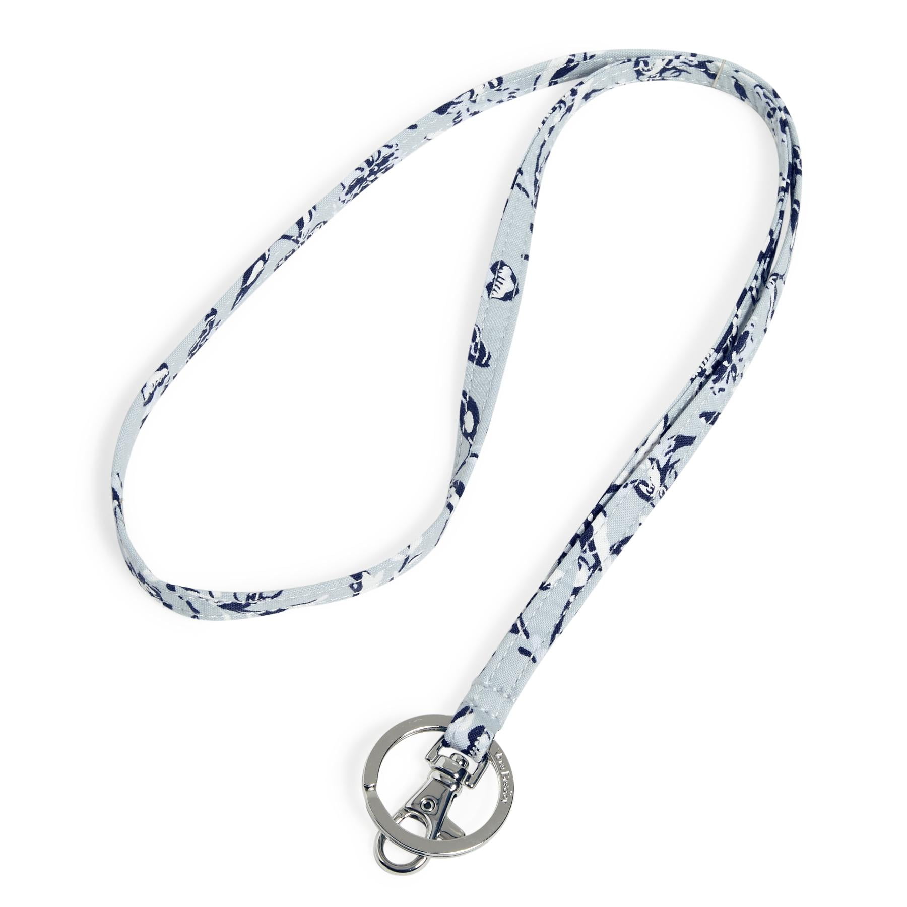 Vera Bradley Women's Cotton Lanyard Perennials Gray - Walmart.com