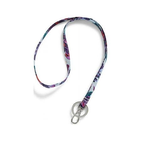 Vera Bradley Women's Cotton Lanyard Petite Neon Blooms