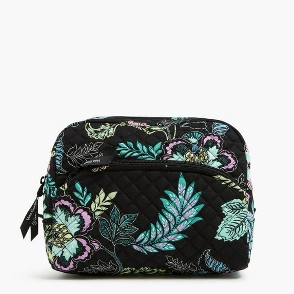 Vera Bradley Women's Cotton Large Cosmetic Bag Island Garden