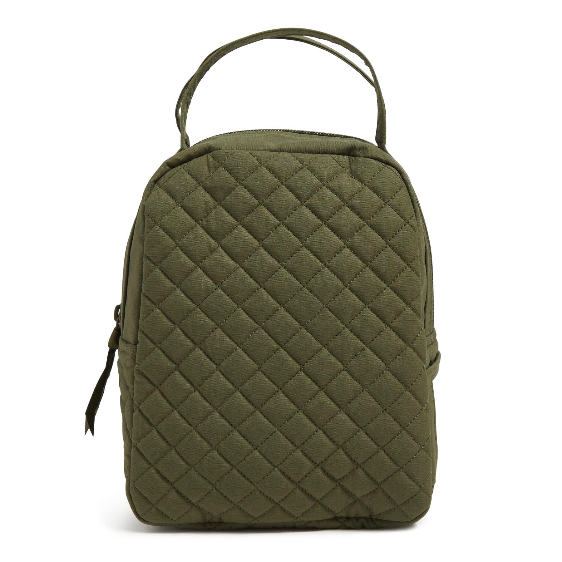 Vera Bradley Women's Cotton Lunch Bunch Bag Climbing Ivy Green