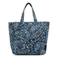 thumbnail image 1 of Vera Bradley Women's Cotton Lunch Tote Bag Dreamer Paisley, 1 of 4