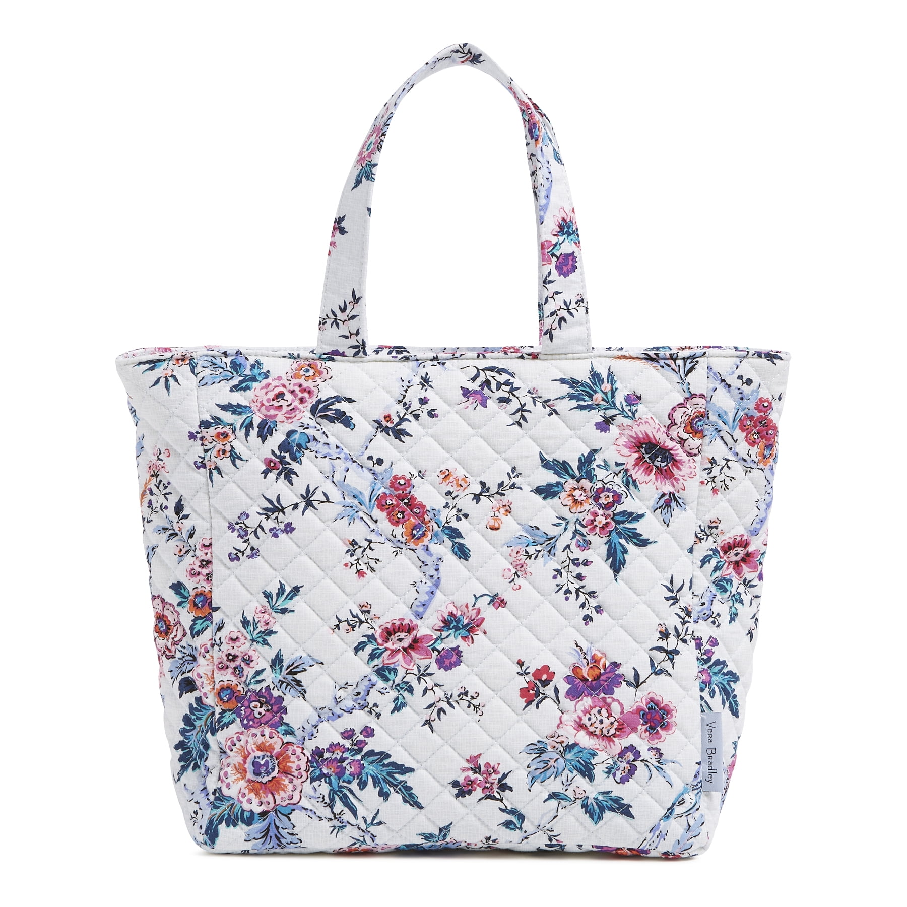 Vera Bradley Women's Cotton Lunch Tote Bag Magnifique Floral - Walmart.com