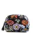 thumbnail image 1 of Vera Bradley Women's Cotton Medium Cosmetic Bag Daisies, 1 of 2
