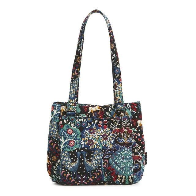 Vera Bradley Women's Cotton Multi-Compartment Shoulder Bag Enchantment ...