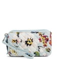thumbnail image 1 of Vera Bradley Women's Cotton RFID All in One Crossbody Bag Sea Air Floral, 1 of 6