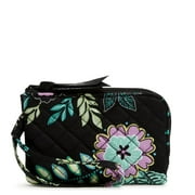 Vera Bradley Womens Cotton RFID Double Zip ID Wristlet Wallet Island Garden