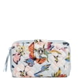 thumbnail image 1 of Vera Bradley Women's Cotton RFID Turnlock Wallet Sea Air Floral, 1 of 2