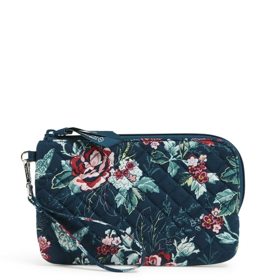 Vera Bradley Women's Cotton RFID Wristlet Rose Toile
