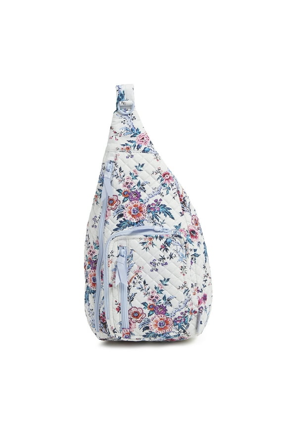 Women's Cotton Sling Backpack Magnifique Floral