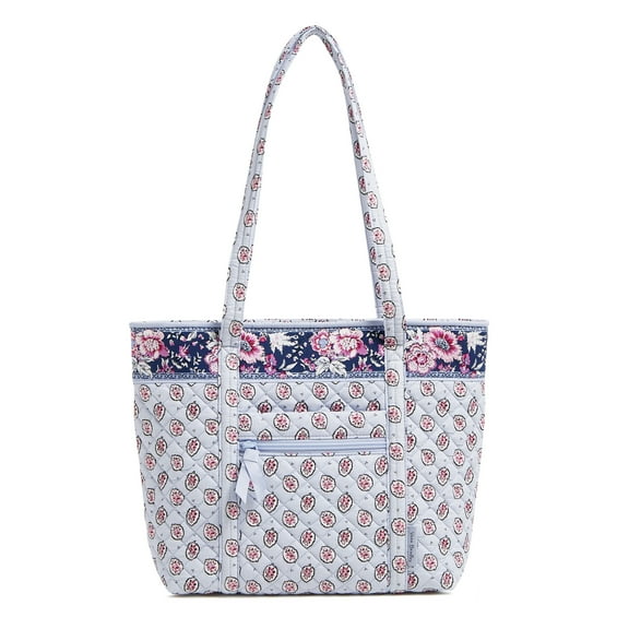 Vera Bradley Women's Cotton Small Vera Tote Bag Magnifique Leaf