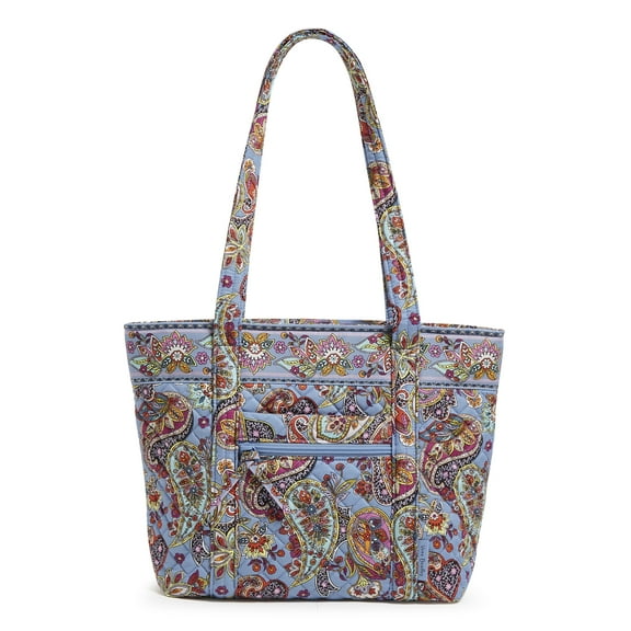 Vera Bradley Women's Cotton Small Vera Tote Bag Provence Paisley