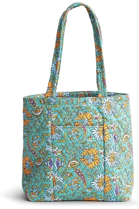 Women's Cotton Tote Bag in Gemstone Paisley