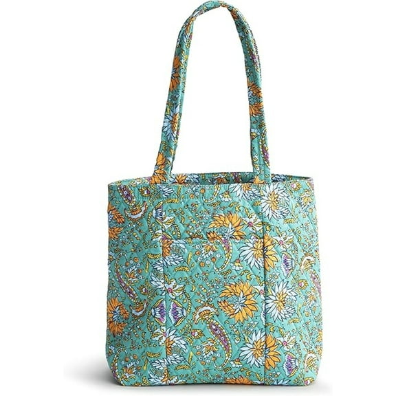 Vera Bradley Women's Cotton Tote Bag in Gemstone Paisley