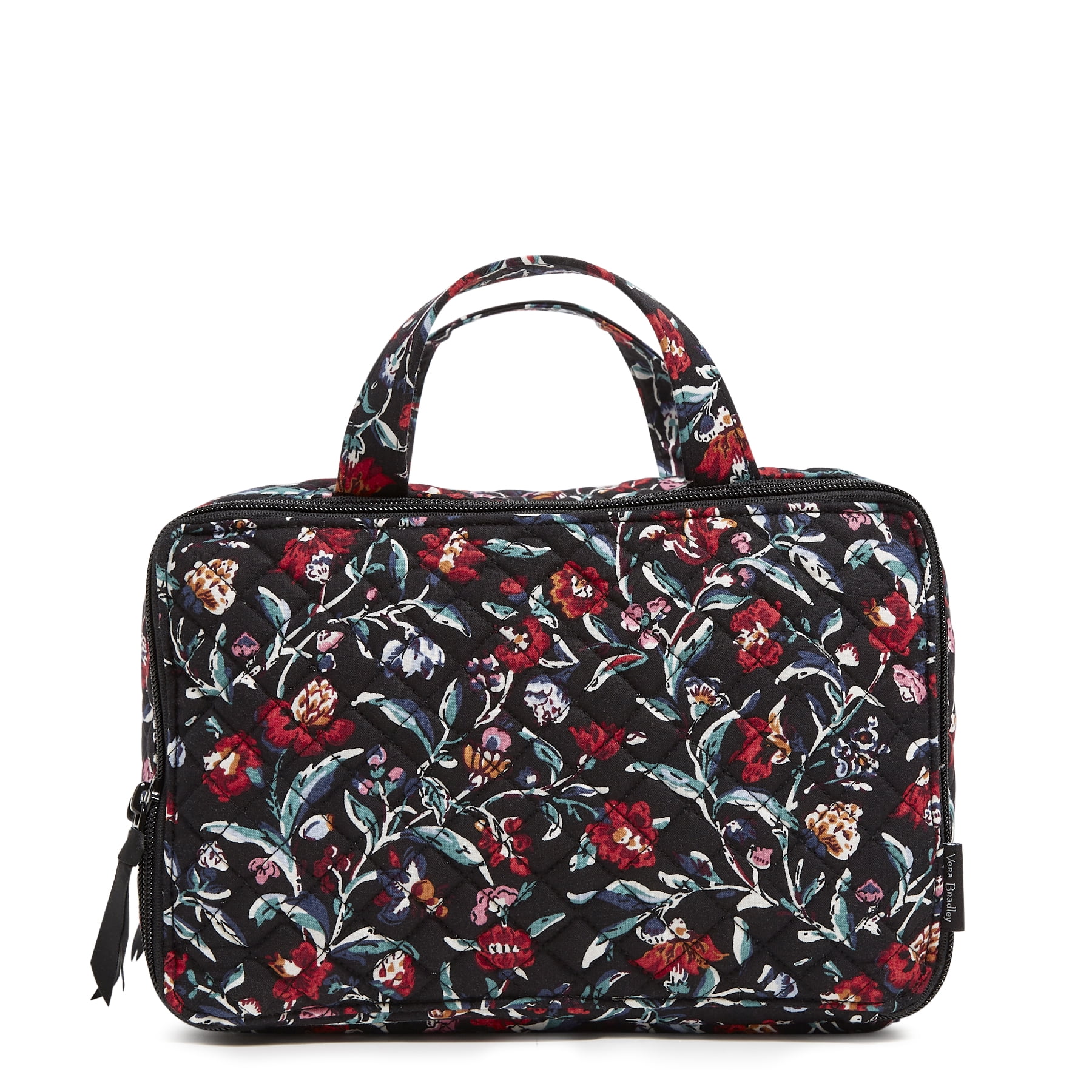 Vera Bradley Women's Cotton Ultimate Travel Case Perennials Noir ...