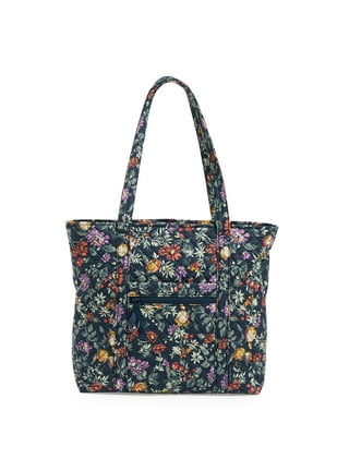 Vera Bradley Women's Cotton Multi-Compartment Shoulder Bag Sea Air Floral 