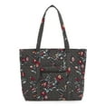 Vera Bradley Women's Cotton Tote Handbag, Perennials Noir Dot - Walmart
