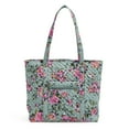 thumbnail image 1 of Vera Bradley Women's Cotton Vera Tote Bag Rosy Outlook, 1 of 7