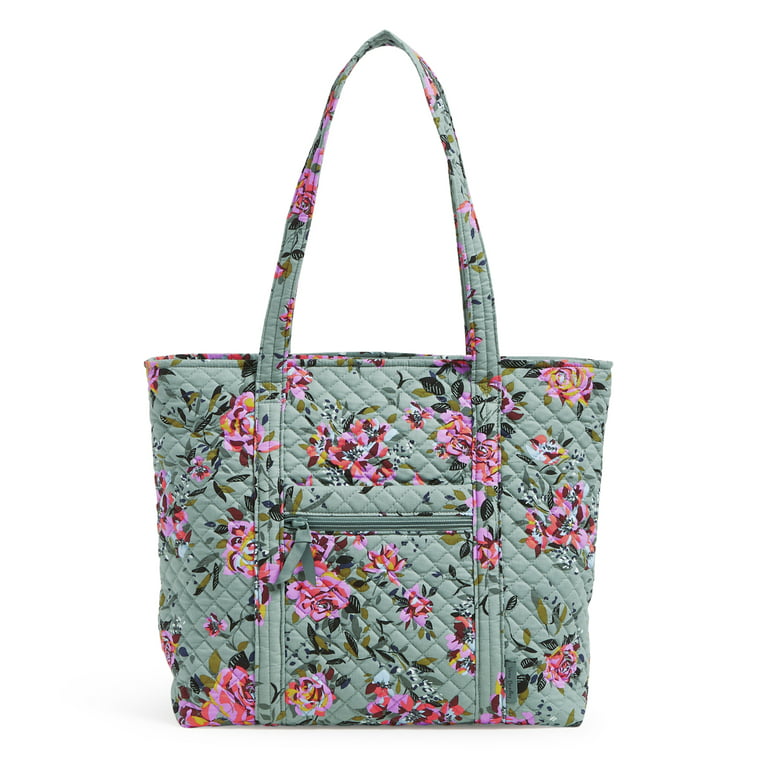 Green,pink,and orange floral coquette print Tote Bag for Sale by