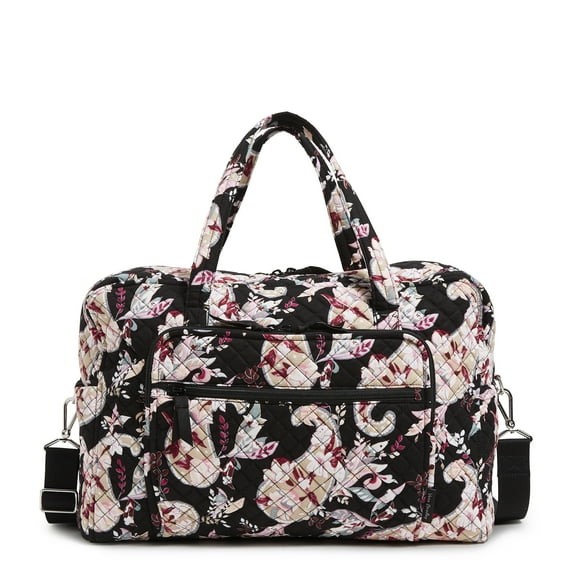 Vera Bradley Women's Cotton Weekender Travel Bag Botanical Paisley