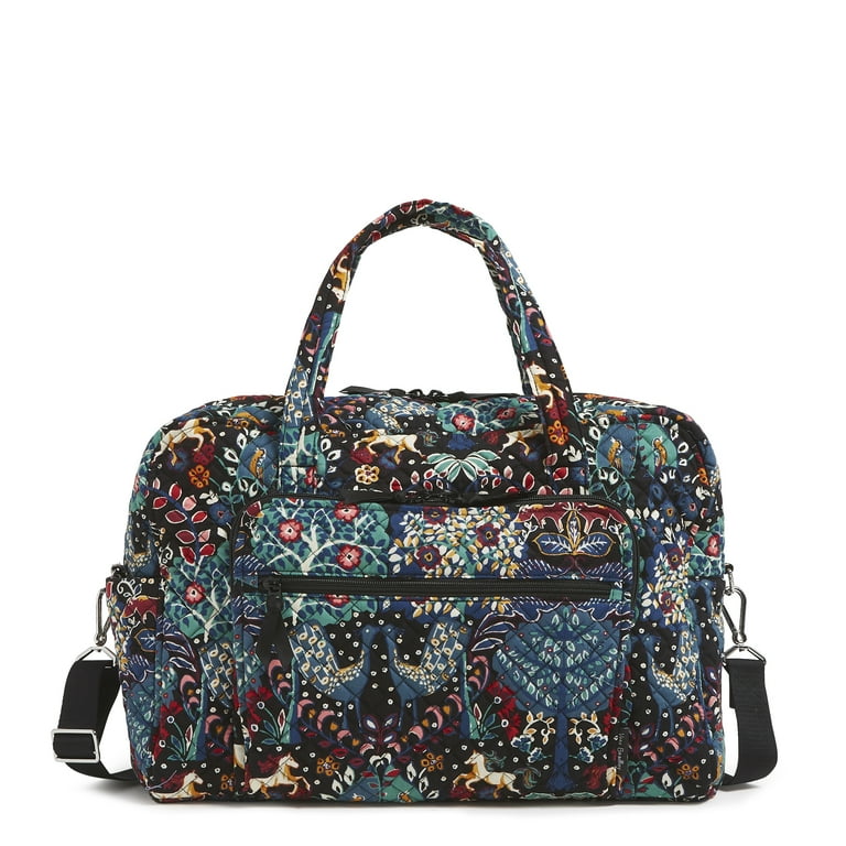 Vera Bradley Women's Cotton Weekender Travel Bag Enchantment