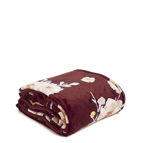 Vera Bradley Women s Fleece Plush Throw Blanket Blooms and Branches 80 X 50