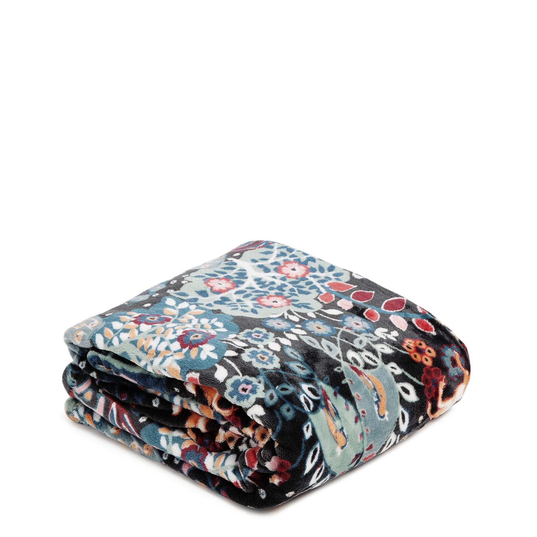 Vera Bradley Plush Throw Blanket, Soft Fleece, Colorful Polyester