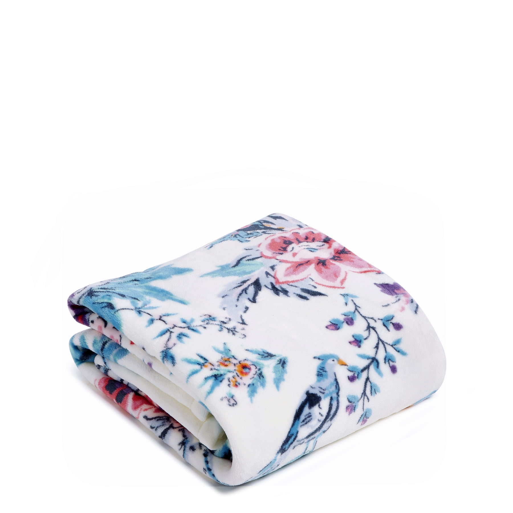 Vera Bradley Women's Fleece Plush Throw Blanket Magnifique Floral
