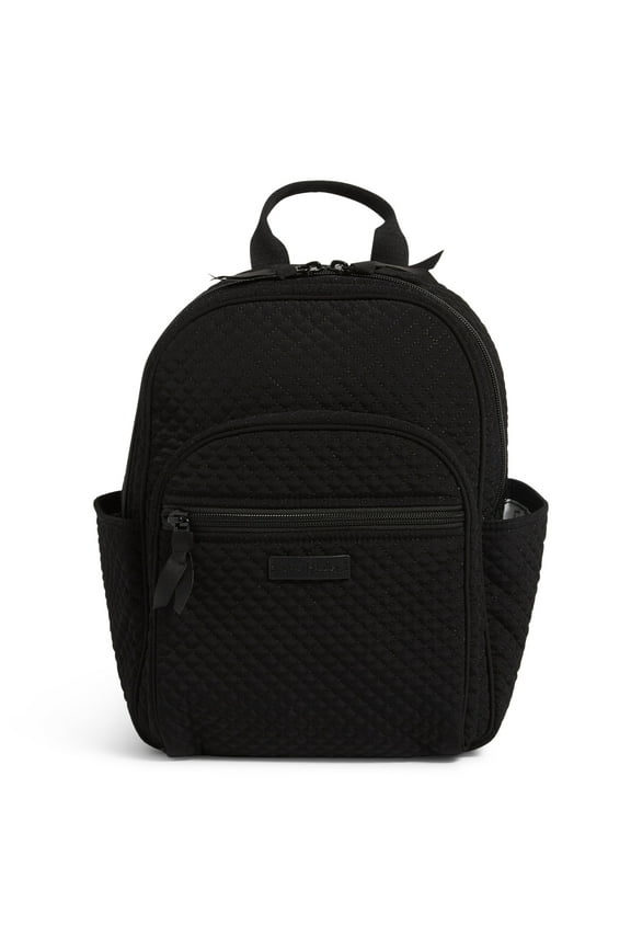 Women's Microfiber Small Backpack Classic Black