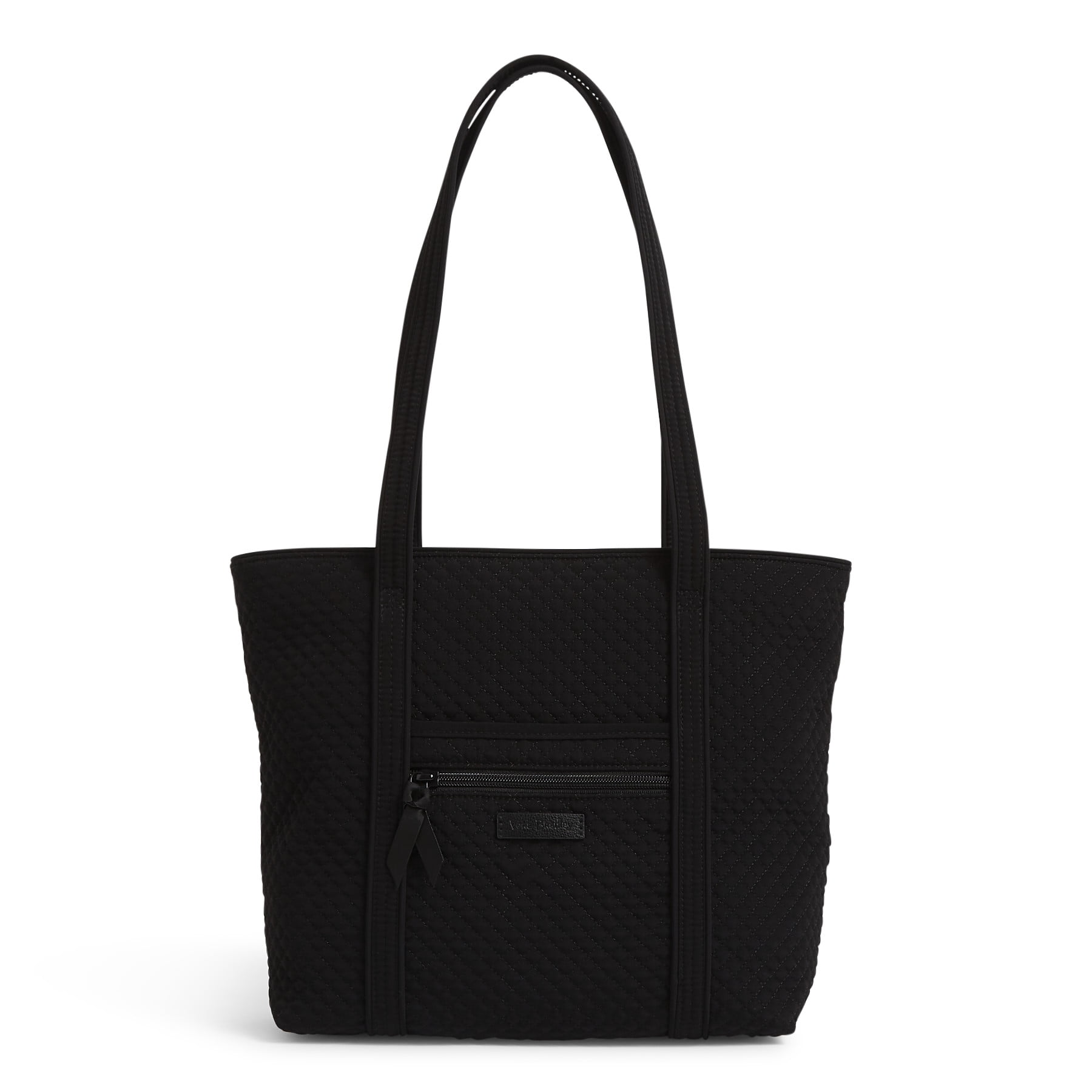 Amazon.com: Vera Bradley Cotton Slouchy Tote Bag, Black : Clothing, Shoes &  Jewelry
