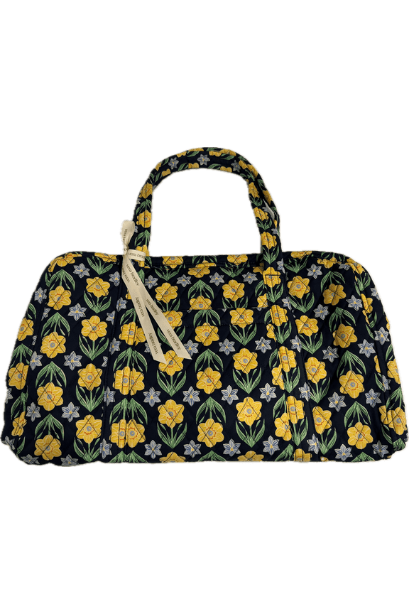 Women's Miramar Weekender Travel Bag - Premium Cotton in Daffodils