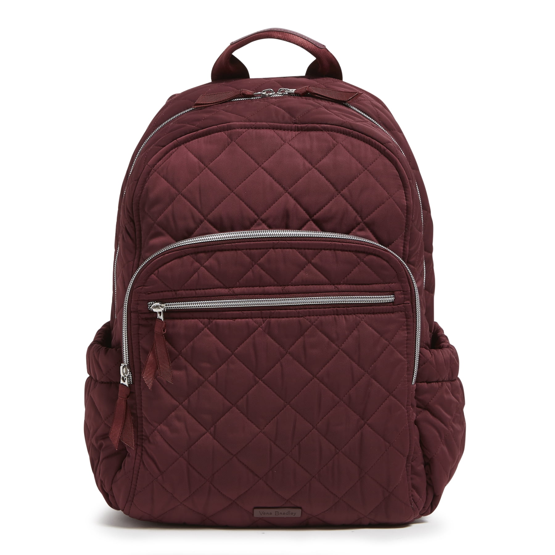 Vera Bradley NWT Cabernet Ultralight Backpack Vera Bradley Cabbage Rose Cabernet XL Campus Backpack - The  main image 4