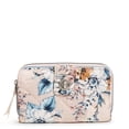 thumbnail image 1 of Vera Bradley Women's Performance Twill RFID Turnlock Wallet Peach Blossom Bouquet, 1 of 3