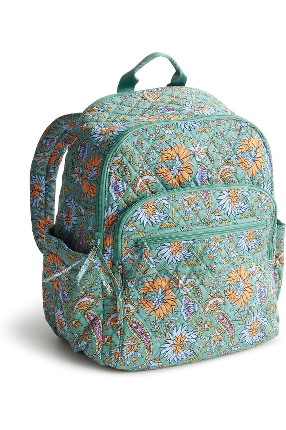 Women's Premium Cotton Bancroft Backpack, Gemstone Paisley