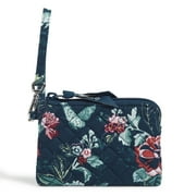 VERA BRADLEY Women's Recycled Cotton Clip & Zip Mini Pouch Rose Toile