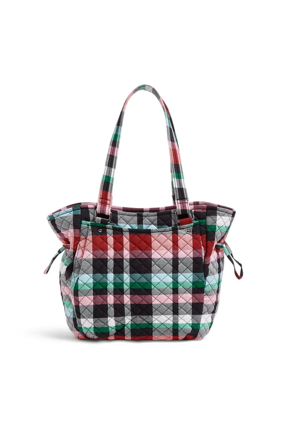 Women's Recycled Cotton Glenna Satchel Ribbons Plaid