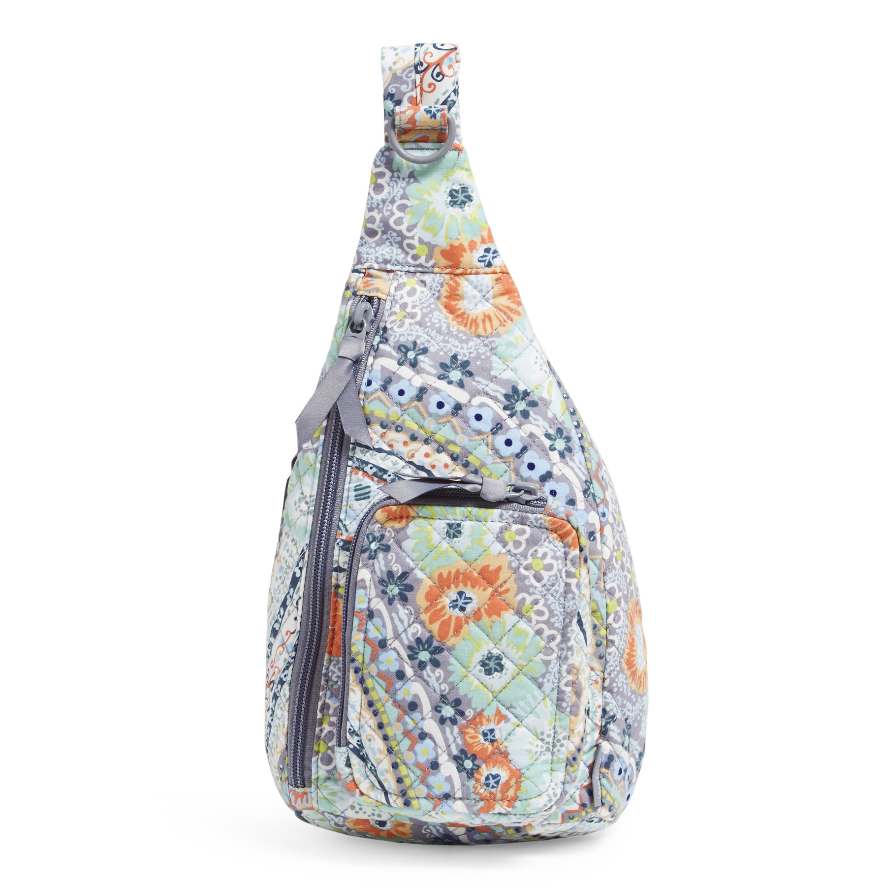 Vera Bradley Women's Recycled Cotton Mini Sling Backpack Citrus Paisley - image 1 of 8