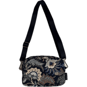 Vera Bradley Womens Recycled Cotton RFID Convertible Pouch Crossbody Bag and Belt Bag Java Navy Camo