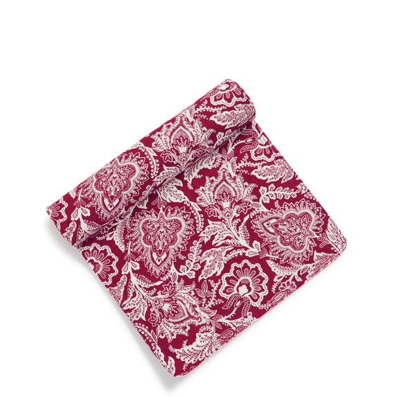 Vera Bradley Women's Recycled Cotton Table Runner Java Red
