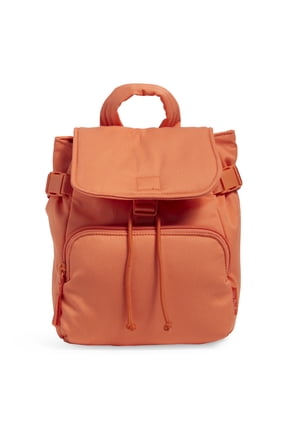 Women's Recycled Cotton Utility Mini Backpack Orange Bell Pepper
